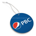 Promotional car air freshener with logo printed - circle